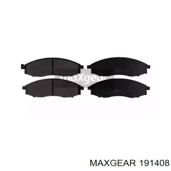 19-1408 Maxgear передние тормозные колодки