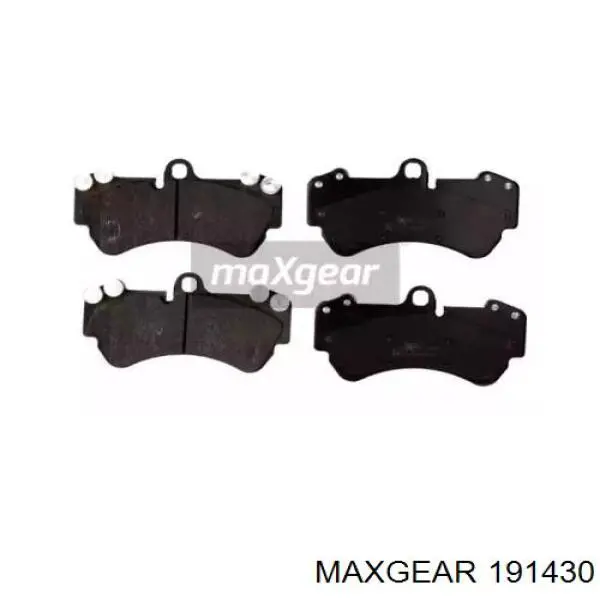 Колодки тормозные передние дисковые MAXGEAR 191430