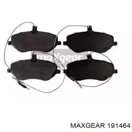 Колодки тормозные передние дисковые MAXGEAR 191464