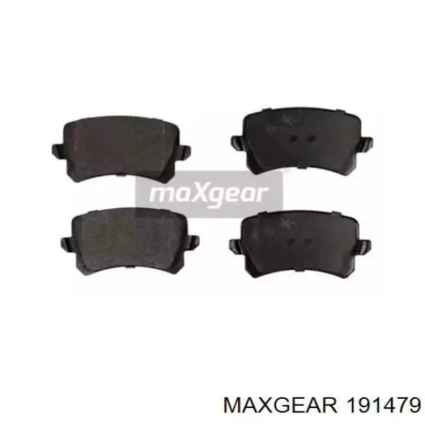 191479 Maxgear колодки тормозные задние дисковые