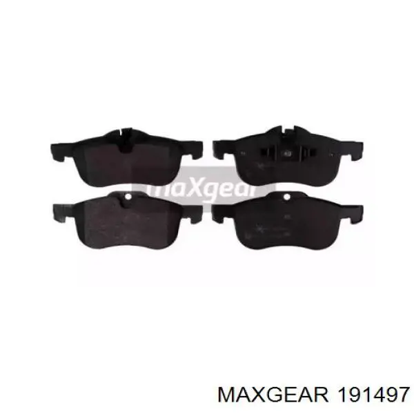 Передние тормозные колодки 191497 Maxgear