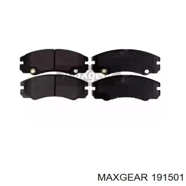 Передние тормозные колодки 191501 Maxgear