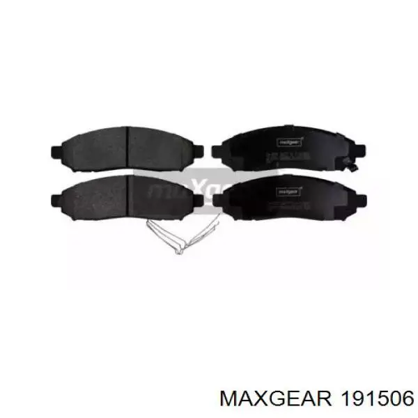 Колодки Maxgear 191506 цена, от 14.82 USD