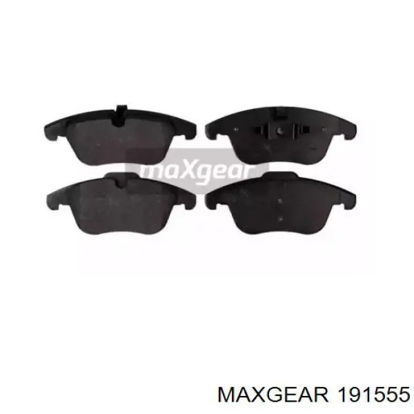 Колодки тормозные передние дисковые MAXGEAR 191555