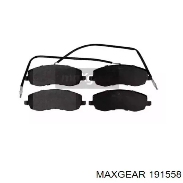 Передние тормозные колодки 191558 Maxgear