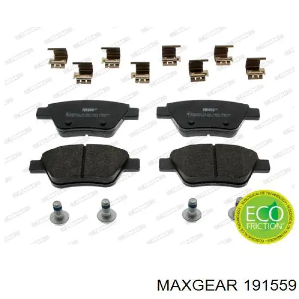 Колодки дисковые  Maxgear 191559 цена, от 18.83 USD