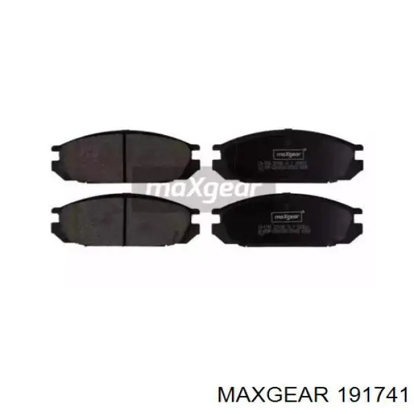 Задние тормозные колодки 191741 Maxgear