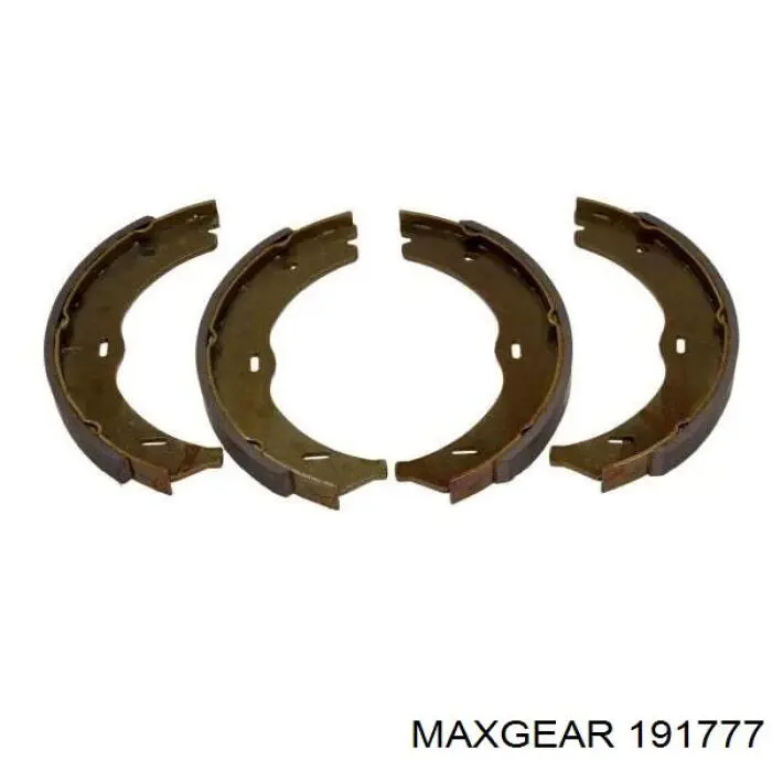 191777 Maxgear колодки ручника (стояночного тормоза)