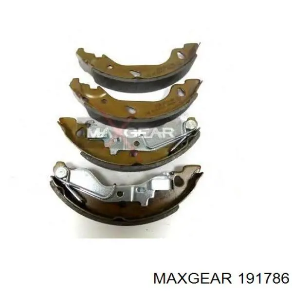 Задние барабанные колодки 191786 Maxgear