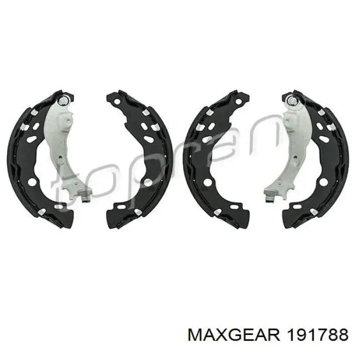 Купить 191788 Maxgear Задние барабанные тормозные колодки