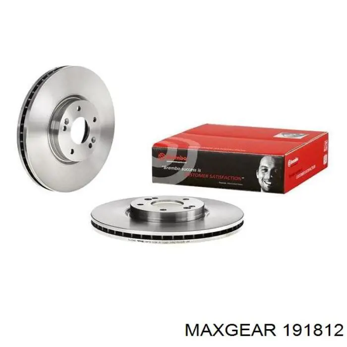 191812 Maxgear Диск тормозной передний