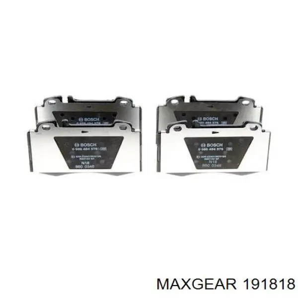 Купить 191818 Maxgear Колодки тормозные