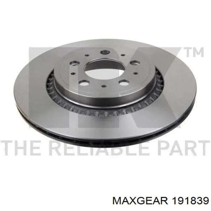 Тормозные диски 191839 Maxgear