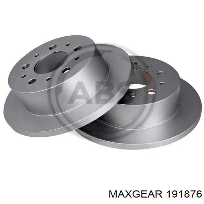 Задний тормозной диск Maxgear 191876 цена, от 38.46 USD