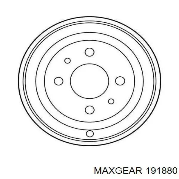 Задний барабан Fiat/Alfa/Lancia 46448407