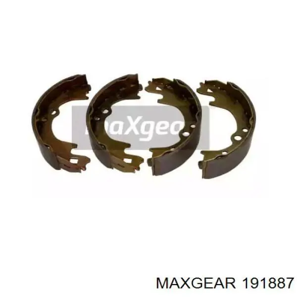 Задние барабанные колодки 191887 Maxgear