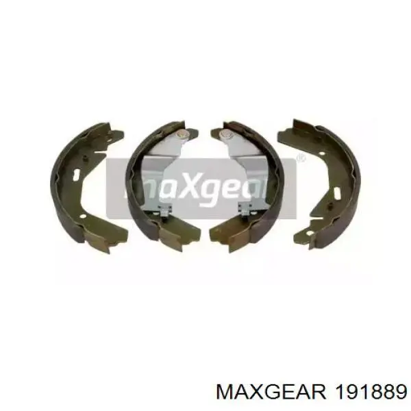 19-1889 Maxgear колодки тормозные задние барабанные