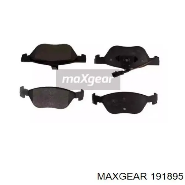 191895 Maxgear колодки тормозные передние дисковые