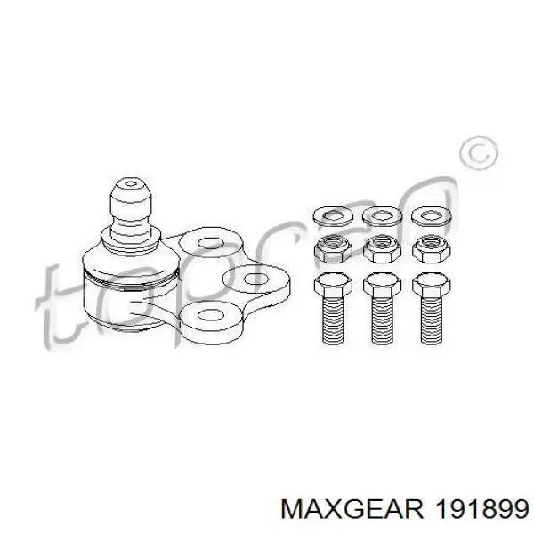Купить 191899 Maxgear Колодки тормозные задние, дисковые