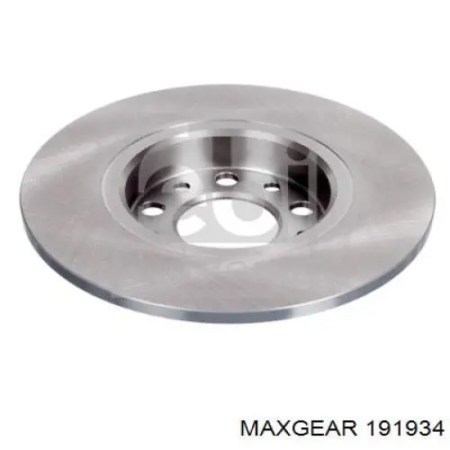 Купить 191934 Maxgear Диск тормозной задний