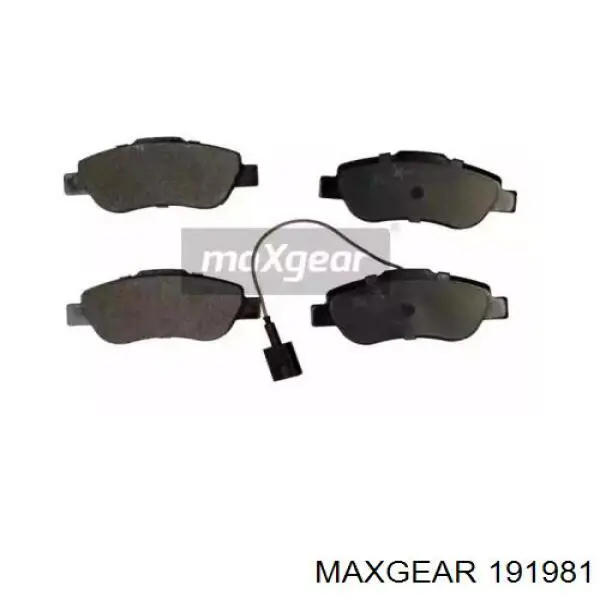 191981 Maxgear Колодки передние
