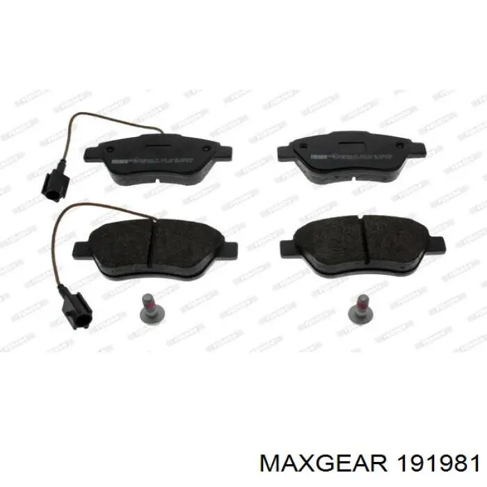 Колодки Maxgear 191981 цена, от 18.95 USD