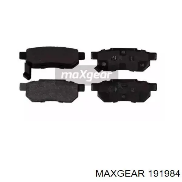 Задние тормозные колодки 191984 Maxgear