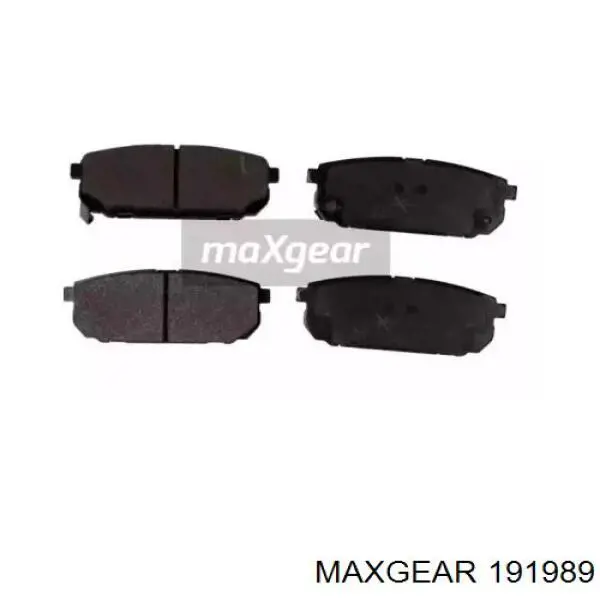 Задние тормозные колодки 191989 Maxgear