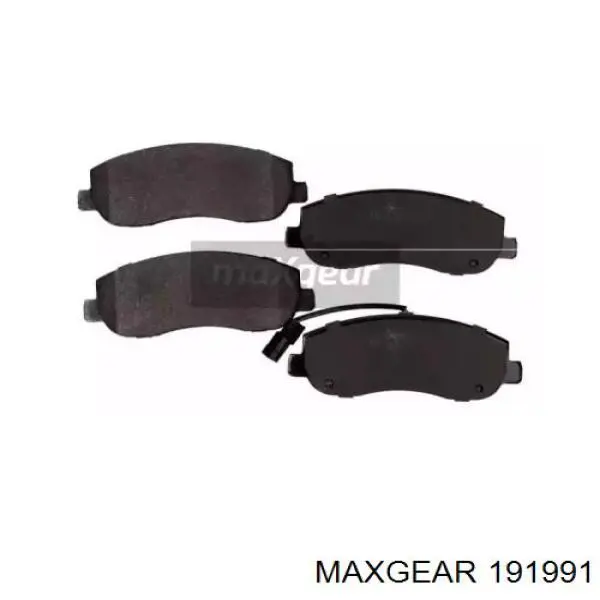 Передние тормозные колодки 191991 Maxgear