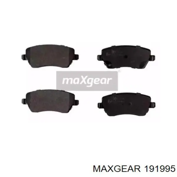 Передние тормозные колодки 191995 Maxgear