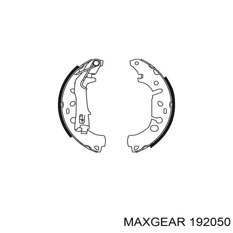Тормоза рабочие задние ножные и тормозные барабаны Maxgear 192050 цена, от 26.16 USD