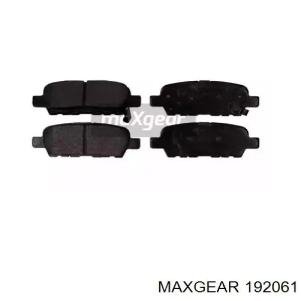192061 Maxgear Колодки тормозные дисковые комплект