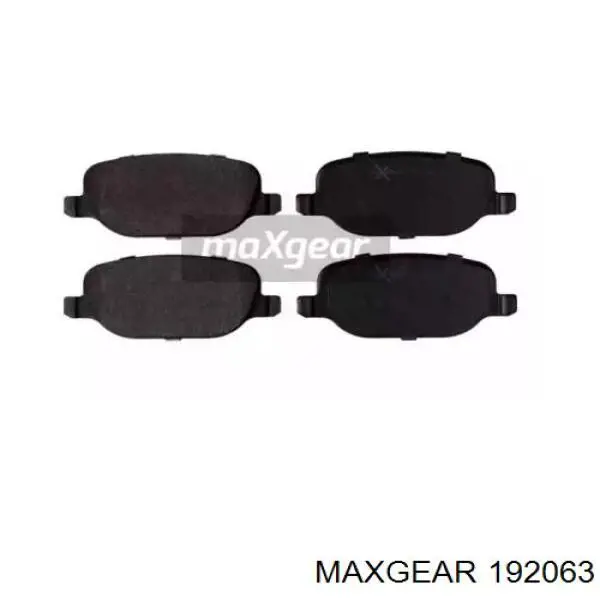 192063 Maxgear колодки тормозные задние дисковые
