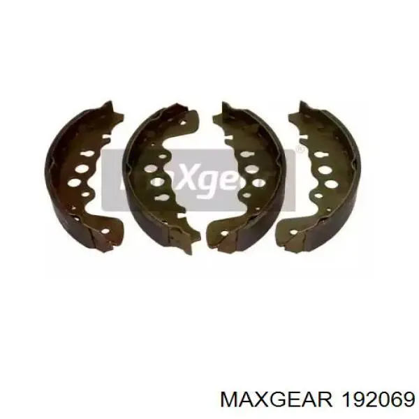 Задние барабанные колодки 192069 Maxgear