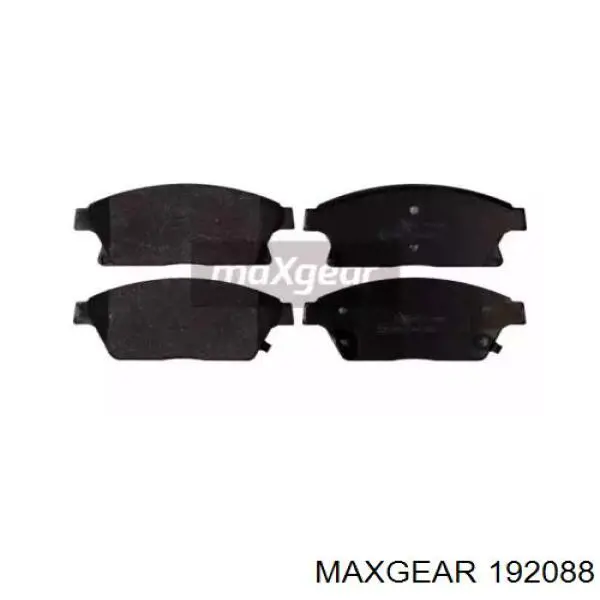 Передние тормозные колодки 192088 Maxgear