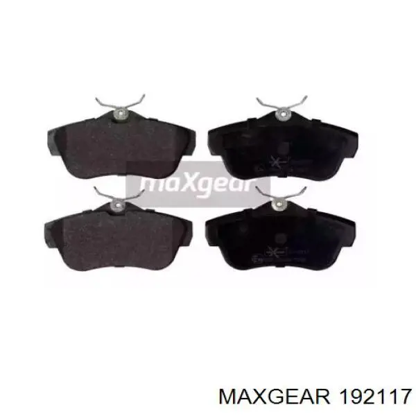 Задние тормозные колодки 192117 Maxgear