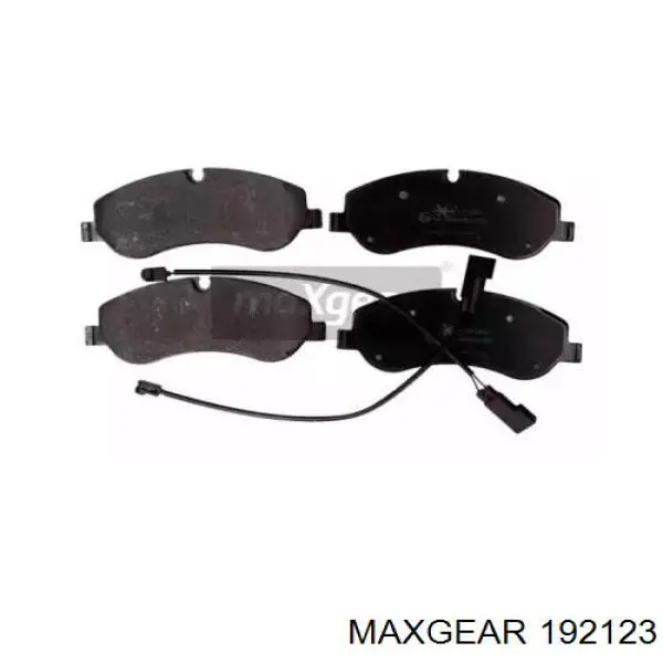 Передние тормозные колодки 192123 Maxgear