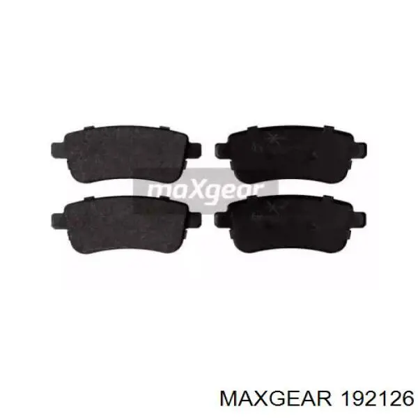 19-2126 Maxgear колодки тормозные задние дисковые
