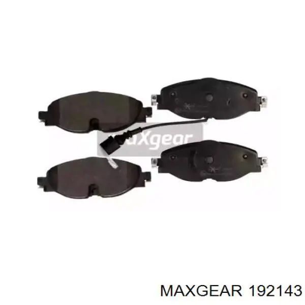 Передние тормозные колодки 192143 Maxgear