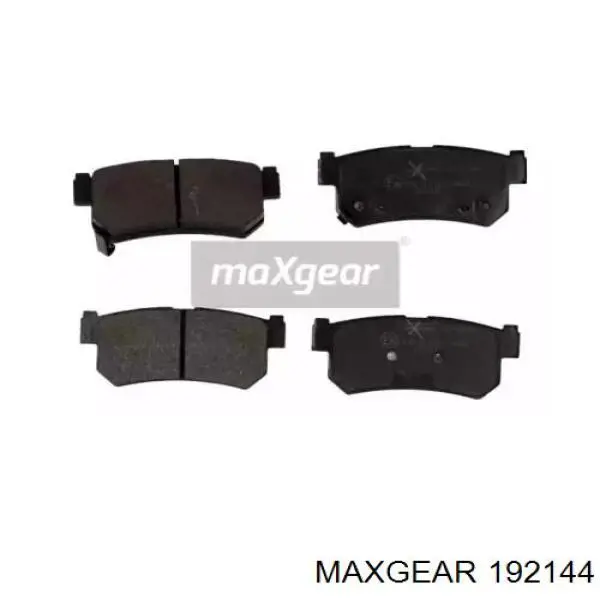 192144 Maxgear колодки тормозные задние дисковые