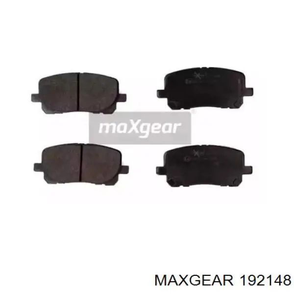 Передние тормозные колодки 192148 Maxgear