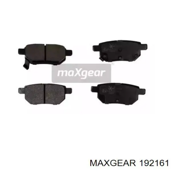 192161 Maxgear Колодки тормозные дисковые комплект