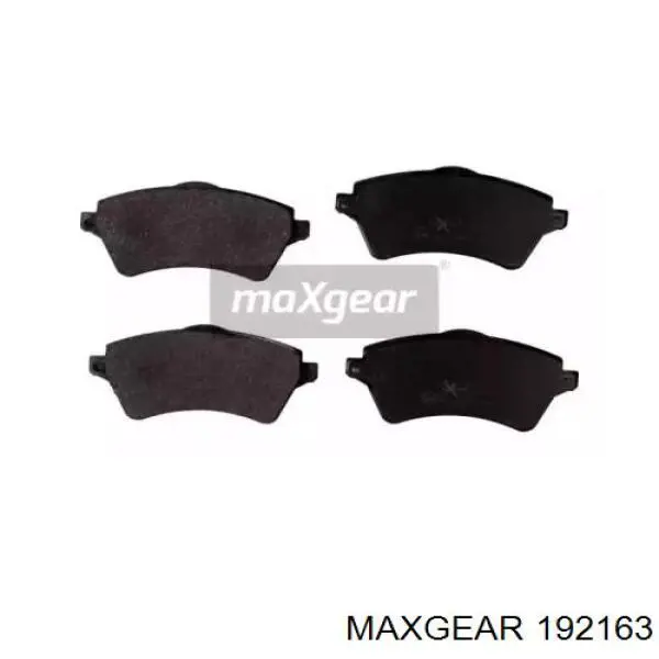 Передние тормозные колодки 192163 Maxgear