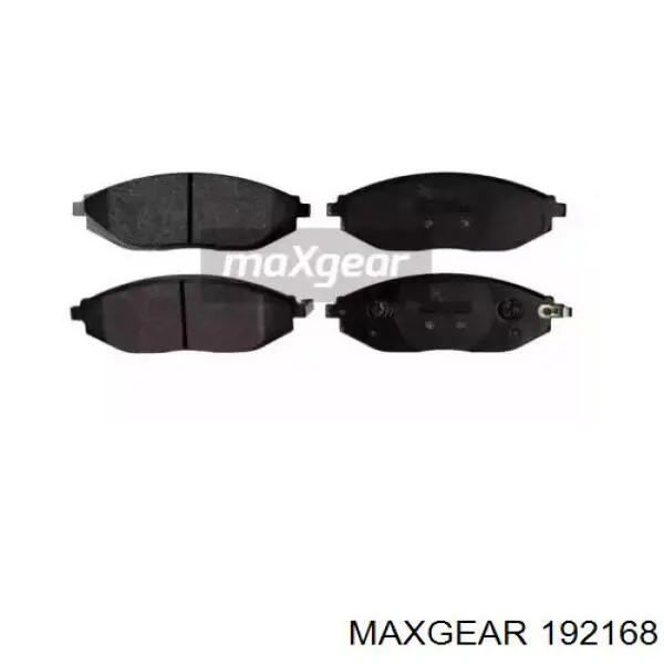 192168 Maxgear Колодки передние