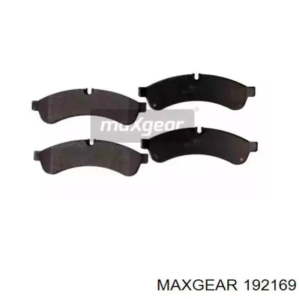 192169 Maxgear Колодки тормозные дисковые комплект