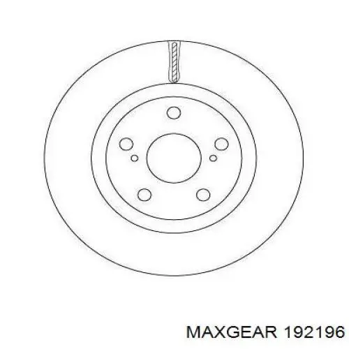 Купить 192196 Maxgear Ротор тормозной