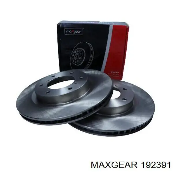 Передние тормозные диски 192391 Maxgear