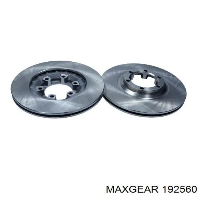 Передние тормозные диски 192560 Maxgear