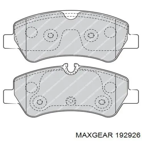 Задние дисковые колодки LPR 05P2130A