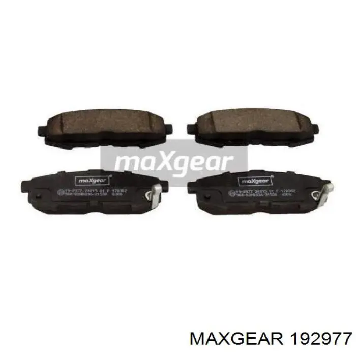 Задние тормозные колодки 192977 Maxgear